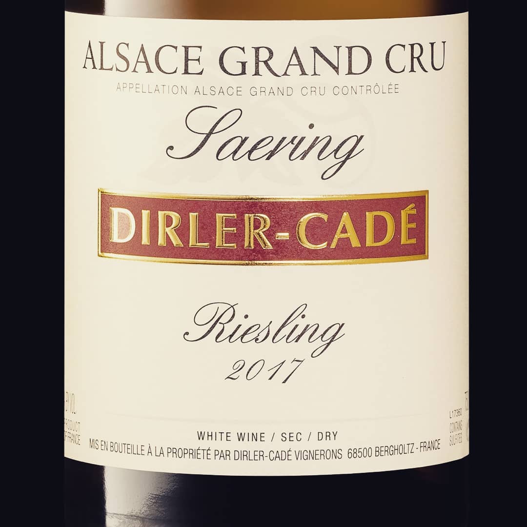 Alsace Grand Cru Saering Riesling 2017 - Dirler Cadé